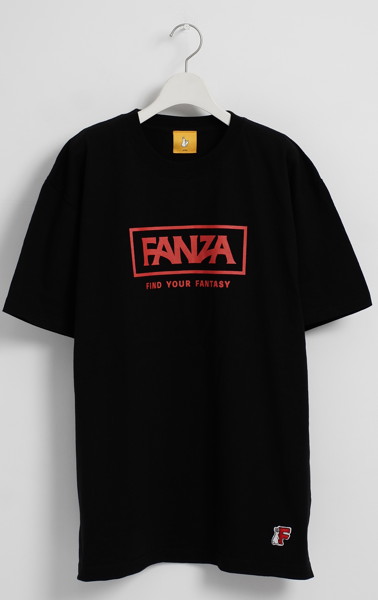 TEE（FANZA LOGO） （ブラック/S）